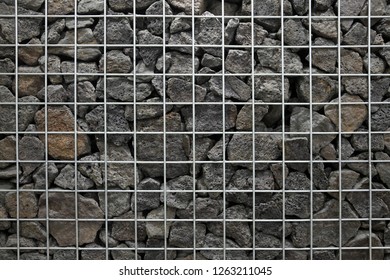 Basalt Stone Wall Pattern