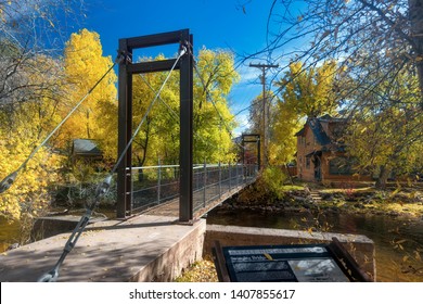 Basalt Swinging Bridge Fall Basalt CO