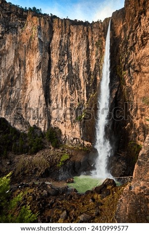 Basaseachi waterfall in the Sierra Tarahumara in Chihuahua