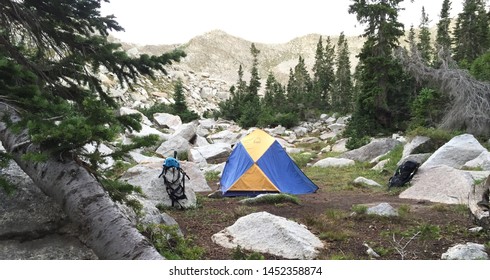 Base Camp in the mountains