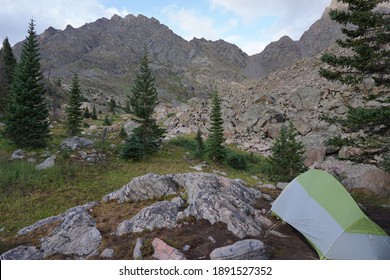 Base Camp For Mt. Powell Summit - Gore Range Colorado