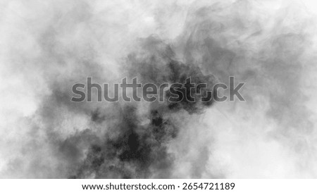 The base of the smoke is darker and more concentrated, gradually dispersing into lighter shades as it rises and blends with the atmosphere.