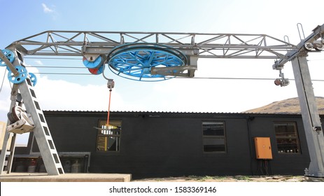 Base Station At A Ski Resort, Lesotho Africa