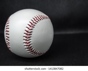 Baseball Ball Red Threads On Dark Stock Photo 1413847082 | Shutterstock