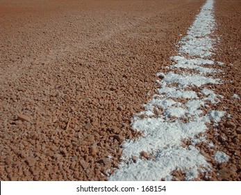 Baseball Base Path Chalk - Powered by Shutterstock