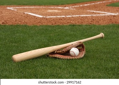 Baseball Bat And Ball