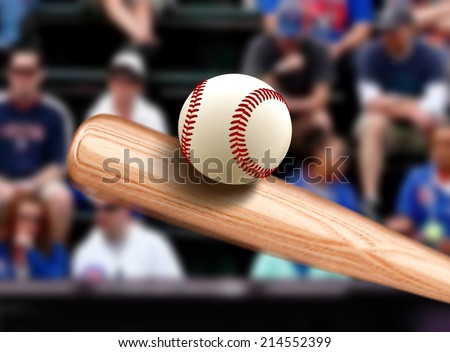 Baseball Bat Hitting Ball