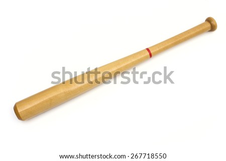 baseball bat on the white background