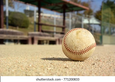 Baseball And Bench