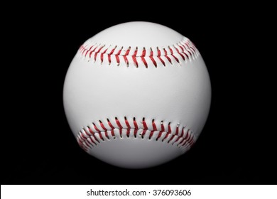 Baseball In Black Background