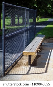 Baseball Bleachers And Bench