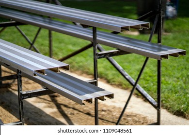 Baseball Bleachers And Bench