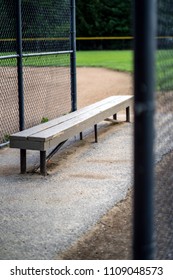 Baseball Bleachers And Bench