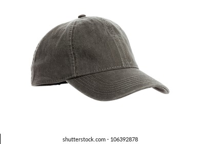 Black Baseball Cap Realistic Side View Stock Vector (Royalty Free ...