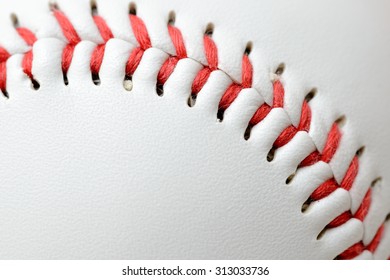 Baseball close up with copy space background