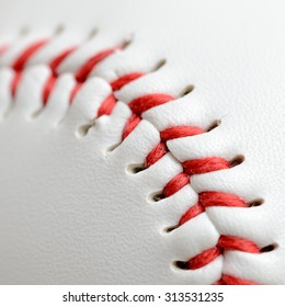 Baseball close up with copy space background
