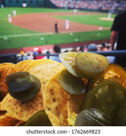 Baseball Game Nachos With Jalapeños