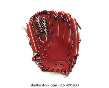 Baseball Glove Taken On A White Background