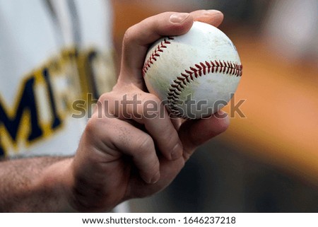 A Baseball grip is seen in Arizona.                 