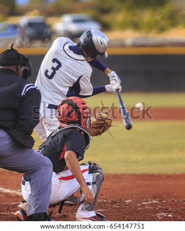 baseball homeplate action