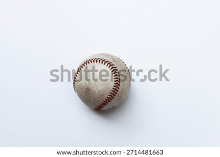 Baseball isolated on white background.