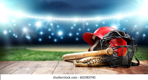 baseball and night time 