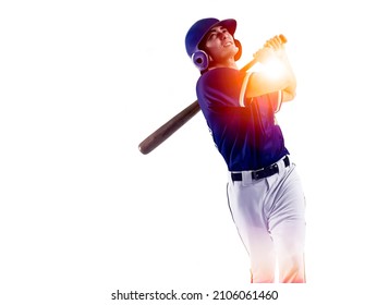 Baseball player hitter in action and concepts - Powered by Shutterstock