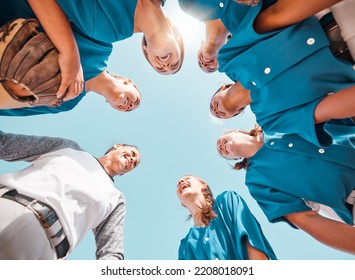 Baseball sports coach, women and below teamwork for motivation, support and exercise at competition or game match stadium. Athlete girl group, coaching and training for success at softball academy - Powered by Shutterstock