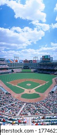 Baseball Stadium, Texas Rangers V. Baltimore Orioles, Dallas, Texas