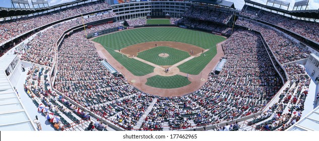 Baseball Stadium, Texas Rangers V. Baltimore Orioles, Dallas, Texas