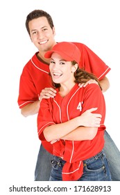 Baseball: Team Fan Couple Looks To Camera