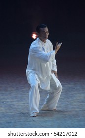 BASEL - MAY 29: International Martial Artists Showcase There Skills At The Budo Gala Festival May 29, 2010 In Basel, Switzerland. Main Attraction Was Jean Claude Van Damme.