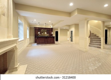 Basement In New Construction Home