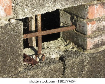 Basement Window Rusty Iron Bars On Stock Photo 1181779654 | Shutterstock