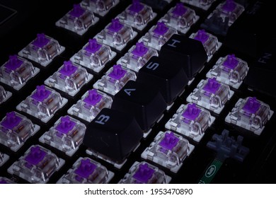 bash linux shell made with a keycaps on the keyboard - Shutterstock ID 1953470890