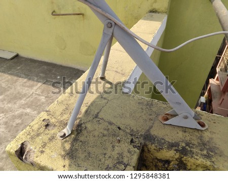 basic concept of holding out side umbrella of dth