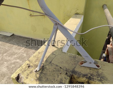 basic concept of holding out side umbrella of dth