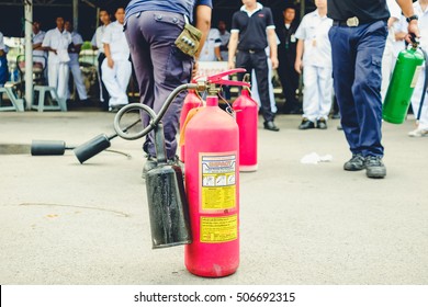 Basic Fire Fighting And Evacuation Fire Drill Training On October 26 , 2016 In Bangkok, Thailand