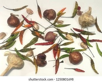 Basic Thai-herbs at Thai kitchen.