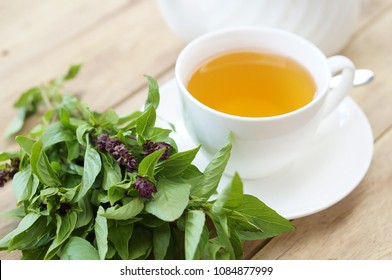 Basil Tea With Basil