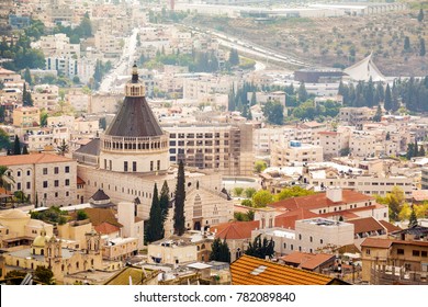 Basilica of Announciation in Nazareth, Israel .