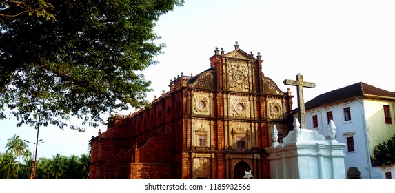 Basilica Of Bom Jesus Church At Goa