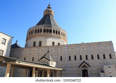 Basilica Church Of The Annunciation In Nazareth, Israel