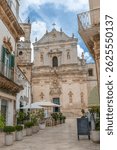 Basilica di San Martino, in Martina Franca, in the Valle d’Itria, in Puglia, Italy