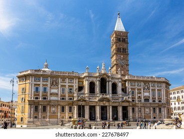 Basilica Di Santa Maria Maggiore In Rome, Italy