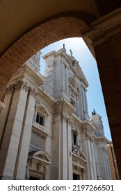 The Basilica Of The Holy House Is One Of The Main Places Of Veneration Of Mary And One Of The Most Important And Visited Marian Shrines Of The Catholic Church. It Is Located In Loreto.