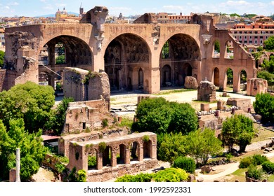 Basilica Of Maxentius And Constantine, Rome, Italy