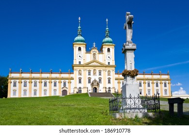 Basilica Minor and monastery Svaty Kopecek (Holy Hill), Olomouc, Moravia, Czech republic, Europe (famous pilgrimage place, 1669-1717, 1995 visited by the Pope Jan Paul II.
