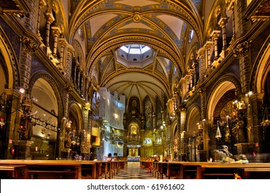 Basilica At The Montserrat Monastery