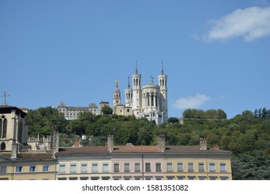 The Basilica Of Notre-Dame Of Fourviere (La Basilique Notre Dame De Fourvière) In Lyon, France, Europe 